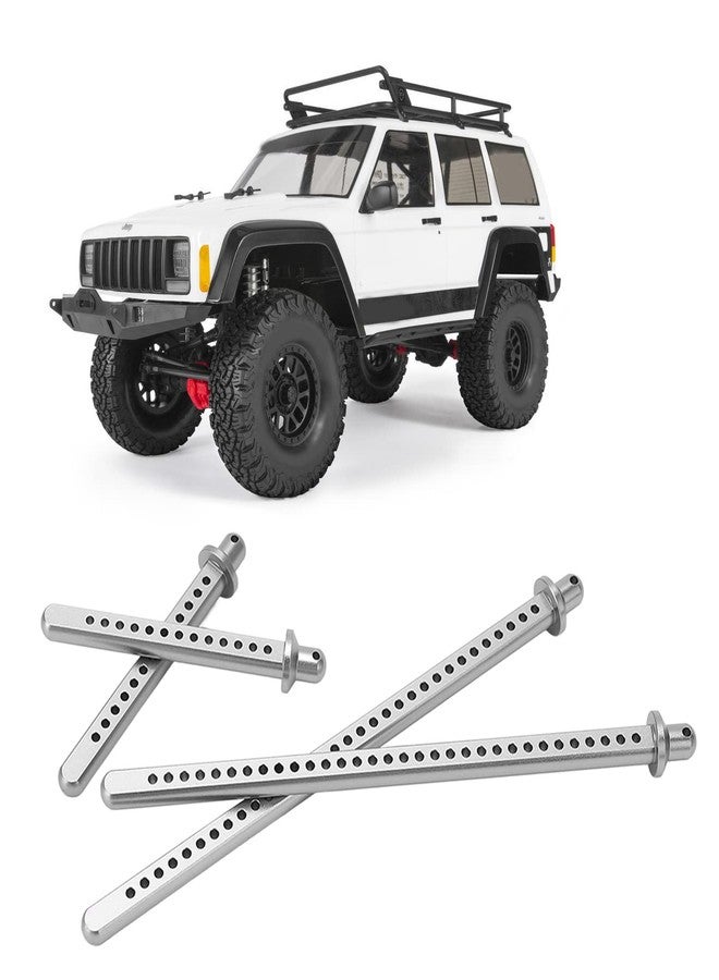 Astibym 4Pcs RC Car Shell Column, Aluminum Alloy Body Post Mounts RC Car Shell Column Front Rear Extended Body Post Mount for Axial SCX10 90046 1/10 - Image 4